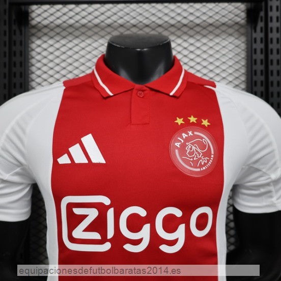 Nuevo 1ª Jugadores Camiseta Ajax 24/25 Rojo Blanco Baratas